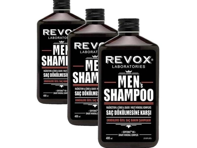🛍️ Revox Men Şampuan (400 ml) (3 paketi)