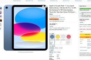 Apple A16 çipli iPad: 11 inç Liquid Retina Ekran, 128 GB, Wi-Fi 6, 12 MP Ön Kamera/12 MP Arka Kamera, Touch ID, Tüm Gün Süren Pil Ömrü — Mavi