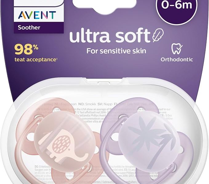 Philips Avent SCF091/09 Ultra Soft 0-6 Ay 2li Kız Emzik