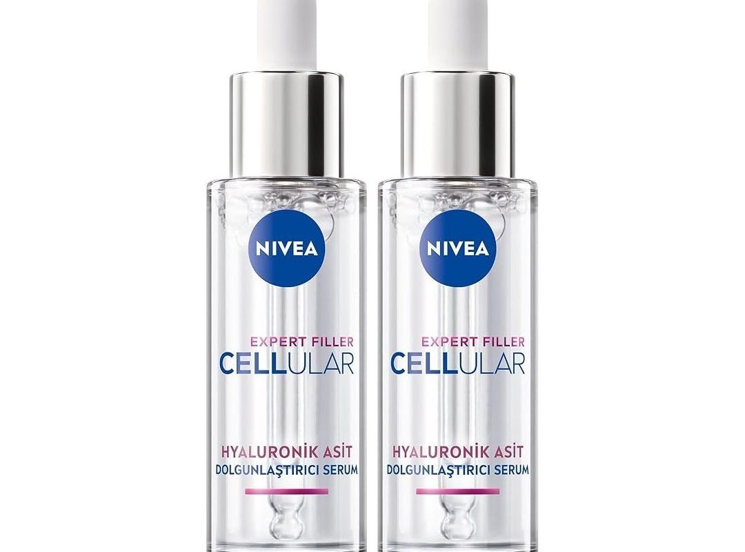 🛍️ NIVEA Cellular Expert Filler Dolgunlaştırıcı Cilt Serumu 30ml, Yoğun Nemlendirici, Saf Hyaluronik Asit (2 paketi)