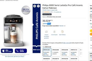 Philips 8000 Serisi LatteGo Pro Café Aromis Kahve Makinesi