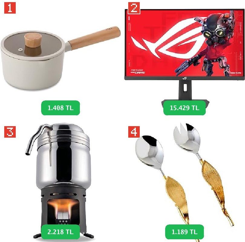 📦 4 Yeni Depo Ürünü! — %93 İndirim