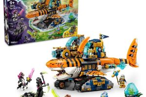 LEGO DREAMZzz Kaplan Köpek Balığı Tankı 71515 | 9 Yaş ve Üzeri Çocuklar için Mateo, Izzie, Bay Oz ve Arika Minifigürleri İ…