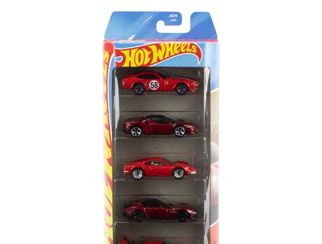 Hot Wheels® 5’li Ferrari Araba Seti