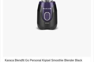 Karaca Blendfit Go Personal Kişisel Smoothie Blender Black Purple