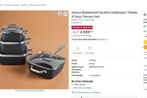 Karaca Biodiamond Quattro İndüksiyon Tabanlı 8 Parça Tencere Seti