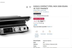 KARACA COMPACT STEEL INOX 2008 IZGARA VE TOST MAKİNESİ