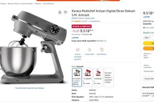 Karaca Multichef Artisan Digital Ekran Dokum S.M. Antrasit