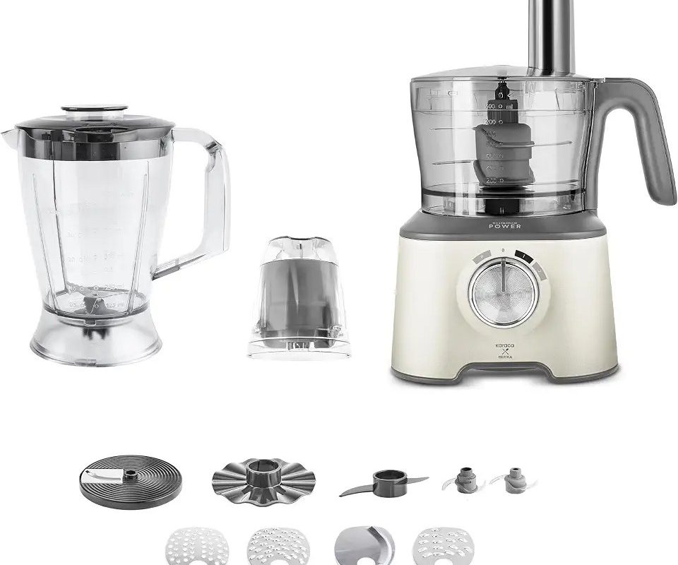 Karaca x Refika Birgül Mastermaid Power Multifunctional 10 in 1 Swiss Cream Mutfak Robotu 2000W
