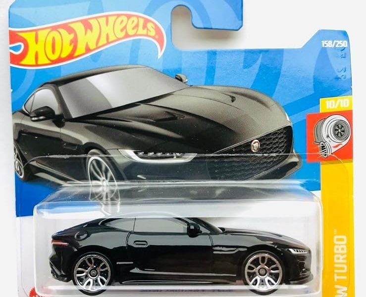 🚨 HOT WHEELS 2022 New/Yeni 2020 Jaguar F-type Black 1:64 Ölçek Hotwheels Marka 10/10, Oyuncak Araba