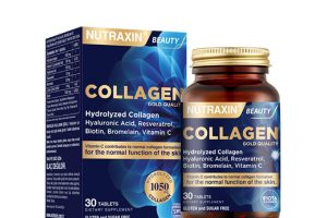 Nutraxin Collagen Gold Quality Tablet – Hidrolize Kolajen, C Vitamini, Hyaluronik Asit, Biotin, Çinko ve Resveratrol – 30 Tablet Nutraxin Collagen 🔎