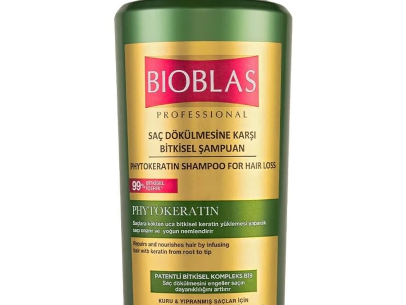 Bioblas Phytokeratin Şampuan – Saç Dökülmesine Karşı, Onarıcı & Güçlendirici Etki, Bitkisel Keratin İçerikli, 1000 ml