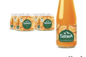 Sırma C Vitaminli Mandalina Aromalı Doğal Maden Suyu (24×200 ml)