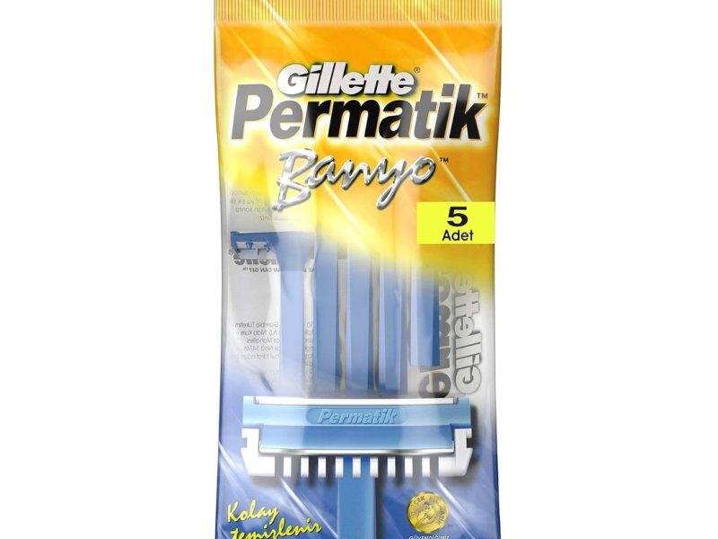🛍️ Gillette Permatik Banyo Kullan At Erkek Tıraş Bıçağı 5 Adet