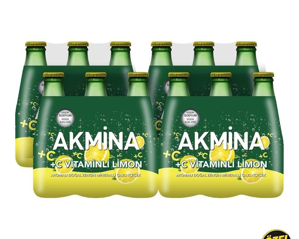 Akmina Limon Aromalı 200ml x 24