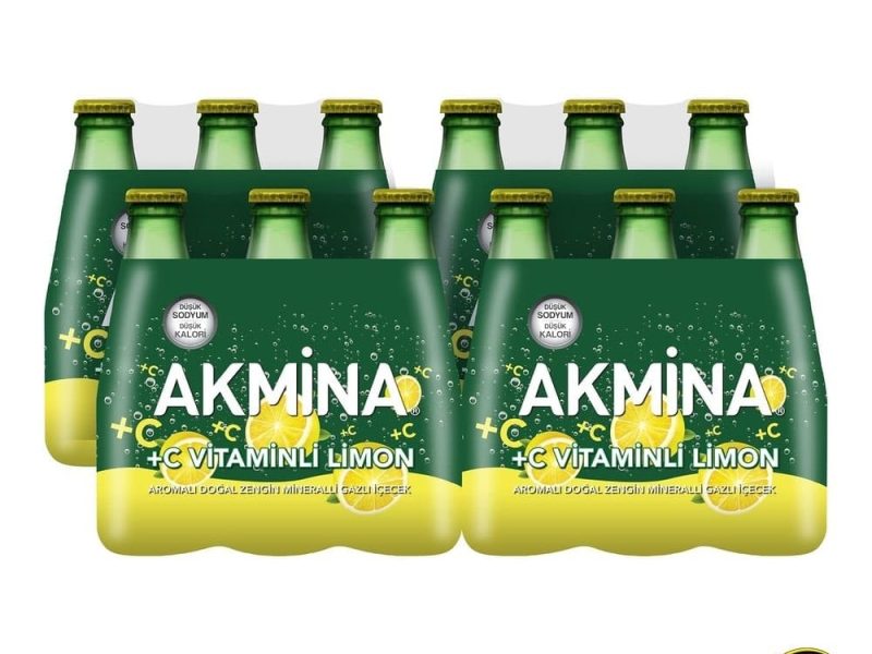 Akmina Limon Aromalı 200ml x 24