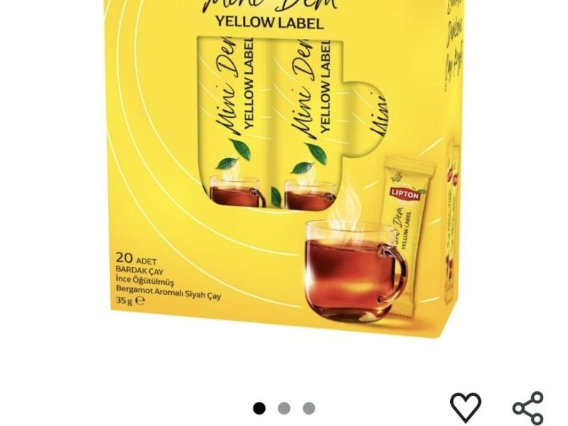 Lipton Mini Dem Yellow Label Bardak Çay 20×1.75gr