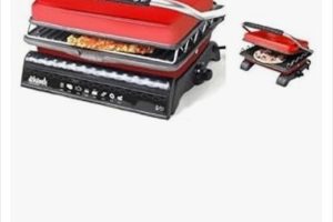 dökümix Ultra Plus Organik Demir Döküm Izgara& Tost Makinası Kirmizi Izgara Aparatlı,Fırçalı,Yağdanlık