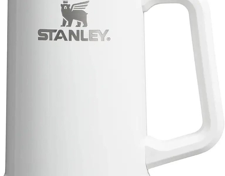 STANLEY Vacuum Stein Termos Bardak 0.7 Litre – Beyaz (Frost) | Paslanmaz Çelik
