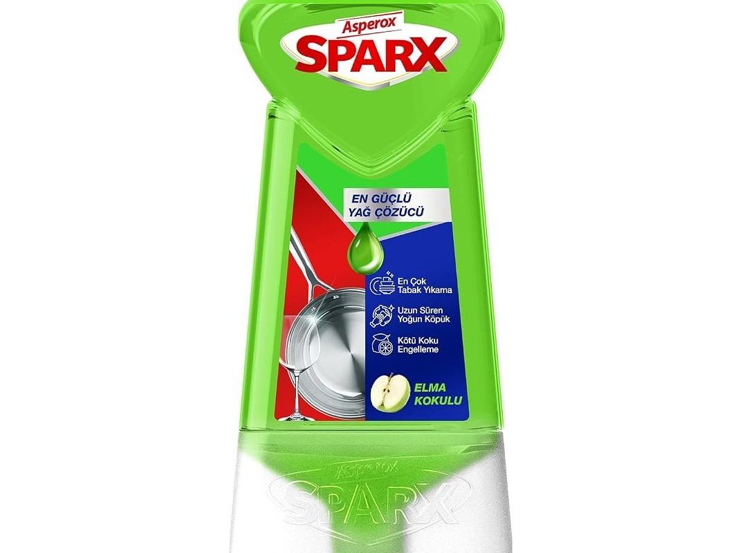 🛍️ Asperox Sparx Sıvı Bulaşık Deterjanı Elma Kokulu, 650 Ml