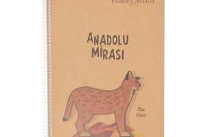 🛍️ Faber Castell Anadolu Mirası Spiralli Defter, A4, 100 Yaprak, 70g Kağıt, Çizgili, 500 Mikron PP Kapak, PET Spiralli, Asorti Renkler, Dayanıklı ve Ergonomik Kullanım