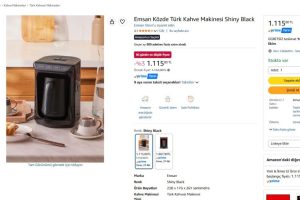Emsan Közde Türk Kahve Makinesi Shiny Black