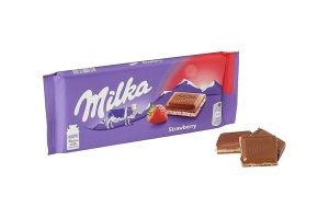 🛍️ Milka Çilekli Tablet Çikolata 100g