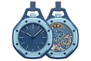 🛍️ Shocknshop Royal Pop Sekizgen Cep Analog Saat Çıkarılabilir Deri Kordonlu   Hafif Plastik Cep Saati ve Çanta Charm Aksesuarı Erkek ve Kadın için  WCH387