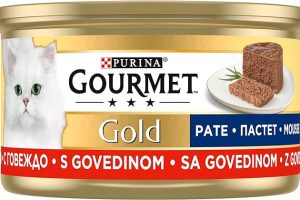 🚨 Gourmet Gold Kıyılmış Sığır Etli Yaş Kedi Maması, Yetişkin, 85 g — %52 İndirim