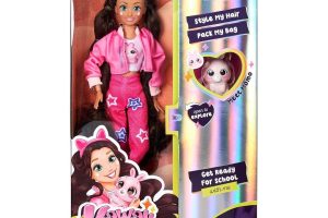 🛍️ SIMBA, 105953975, Kawaii Hi Lucy, Oynar Eklemli Tasarım, Aksesuarlı, Sevimli Hayvan Figürü, 26 Cm
