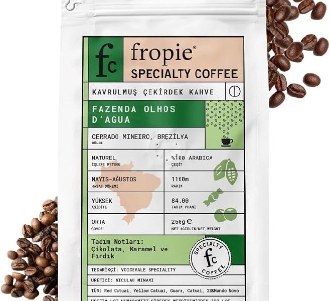 🚨 Fropie Kahve Brezilya – Çekirdek 250 gr — %50 İndirim