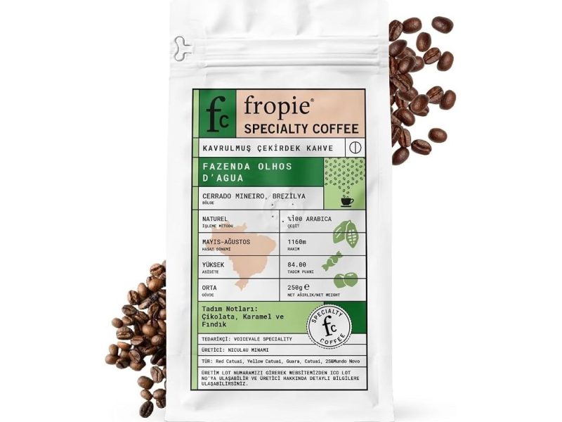 🛍️ Fropie Kahve Brezilya   Çekirdek 250 gr