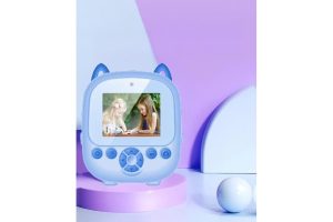 🛍️ Torima CMR 21 Mavi Dijital Video Kayıt Fotoğraf Çocuk Kamerası Termal Resim Kağıt Baskılı Yazıcı