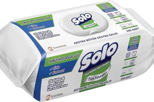🚨 SOLO Yüzey Temizleme Mendili Doğal Güç Okaliptus & Çam, 100 Yaprak — %33 İndirim