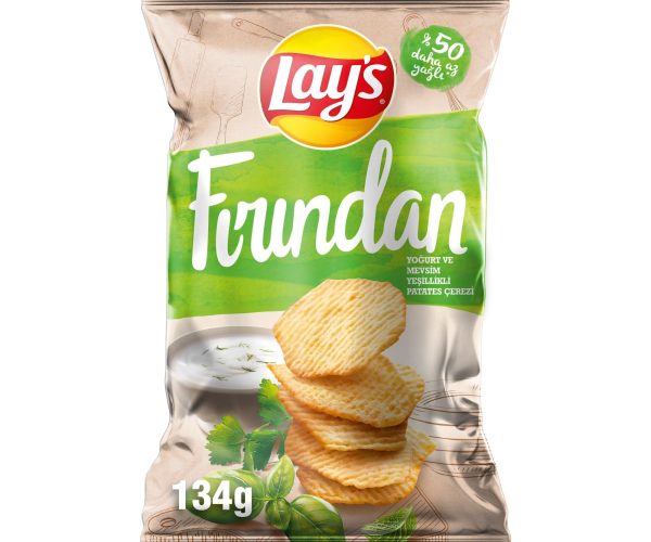 🚨 Lay’s Fırından Yoğurt ve Mevsim Yeşillikli Patates Çerezi Parti Boy 134 g — %33 İndirim