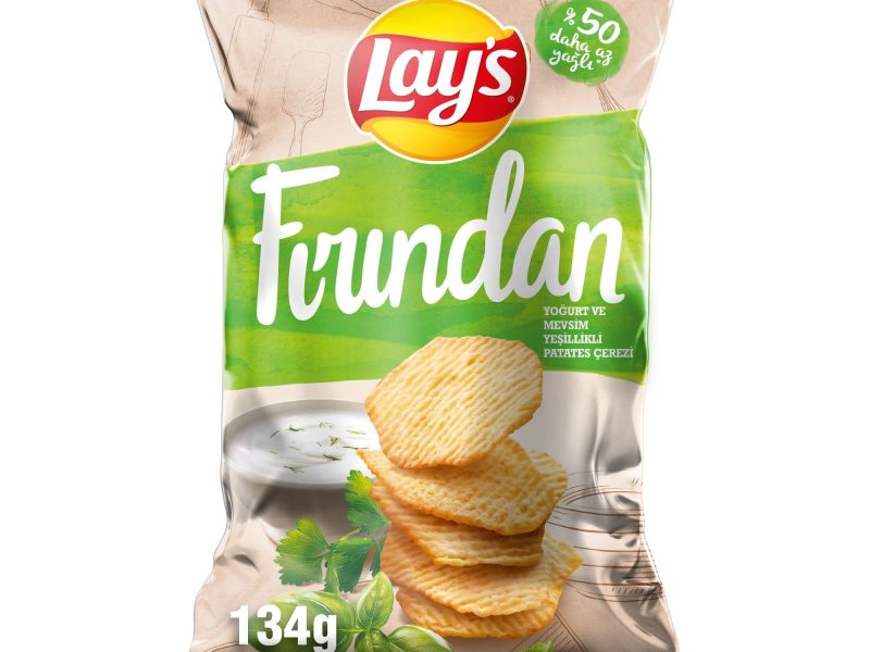 🚨 Lay’s Fırından Yoğurt ve Mevsim Yeşillikli Patates Çerezi Parti Boy 134 g — %33 İndirim