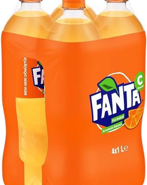 🚨 Fanta Portakal Aromalı Pet 4×1 L — %15 İndirim