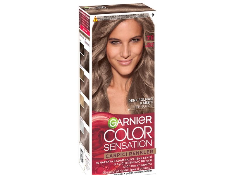 🚨 Garnier Çarpıcı Renkler 7.11 Küllü Kumral Saç Boyası — %33 İndirim