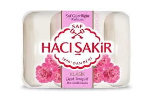 🛍️ Hacı Şakir Klasik Çiçek Terapisi El ve Güzellik Sabunu 4×70 gr 1 Paket