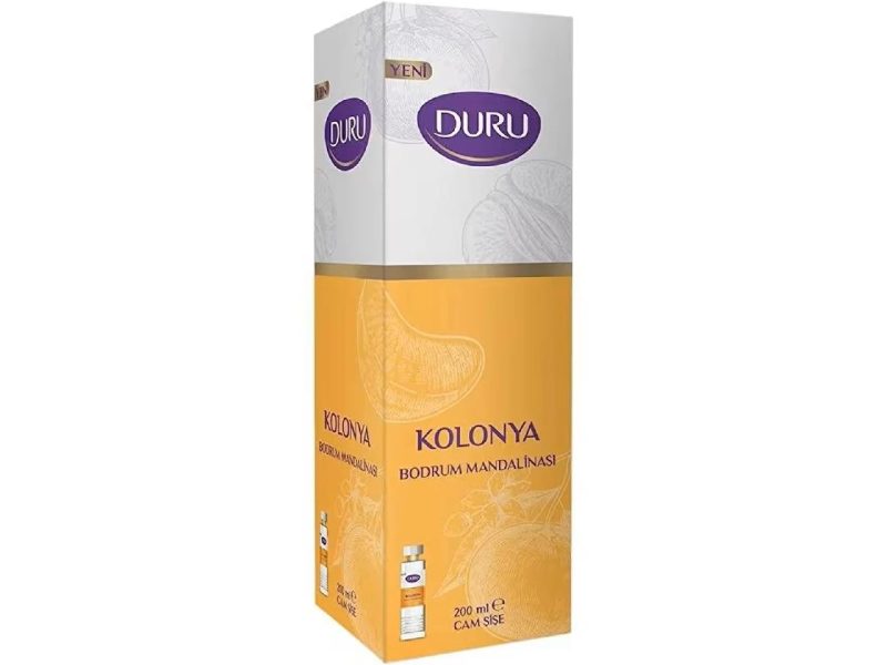 🚨 Duru Bodrum Mandalinasi Kolonya Cam Şişe 200 ml — %50 İndirim