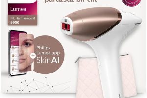 Philips Lumea 9900 Serisi BRI953/01 IPL Tüy Alma, SkinAI Uygulama,Vücut,Yüz ve Bikini,3 Başlık,Çanta