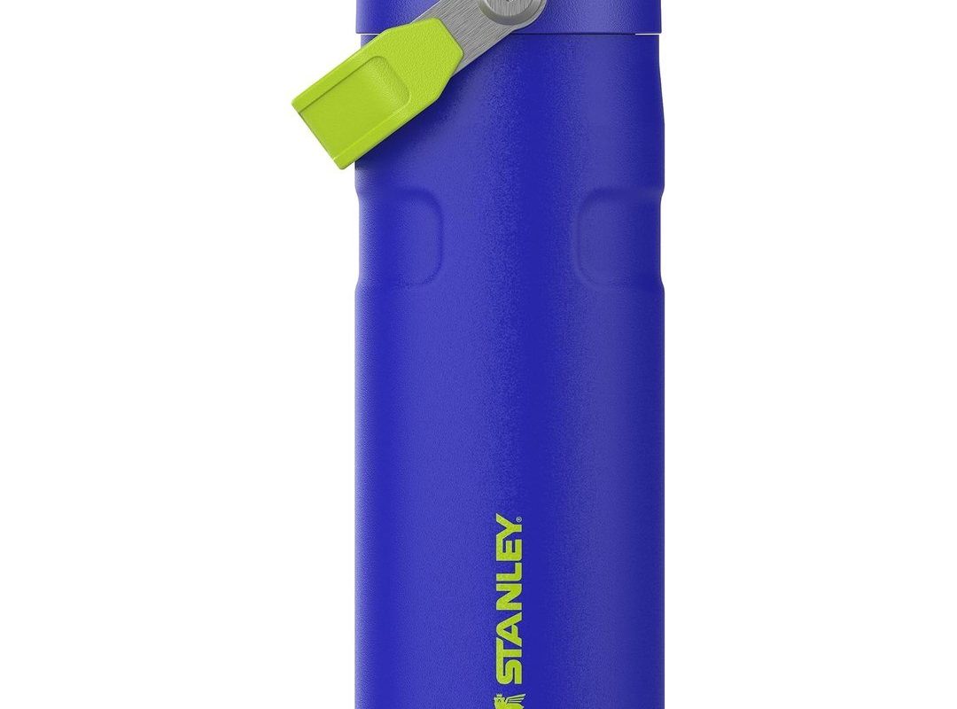 🛍️ STANLEY 1913 Flip Straw içecek şişesi, 0,47 l, kobalt açık yeşil
