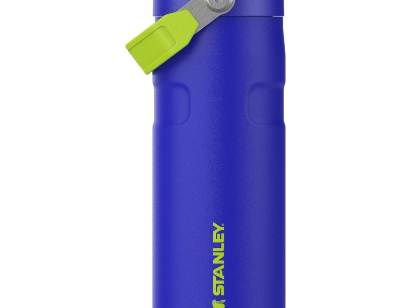 🛍️ STANLEY 1913 Flip Straw içecek şişesi, 0,47 l, kobalt açık yeşil