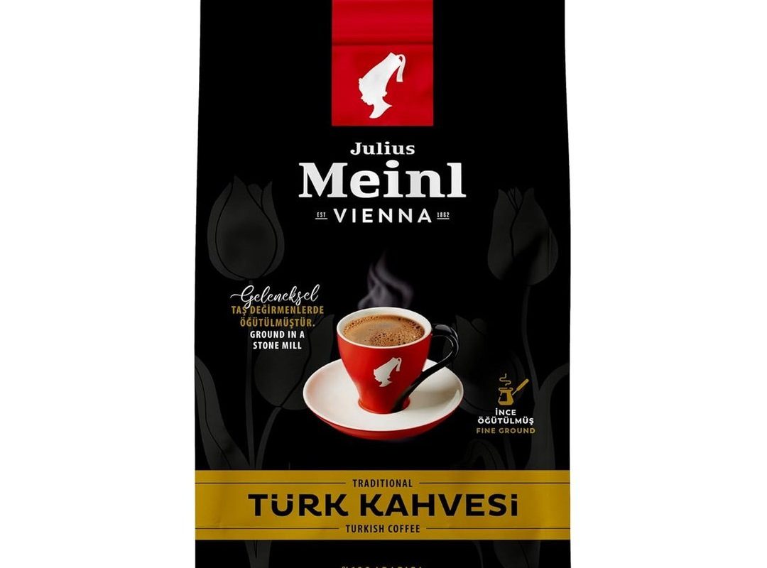 🛍️ Julius Meinl Geleneksel Taş Değirmenlerde Öğütülmüş Türk Kahvesi, Orta Kavrulmuş, 100% Arabica, 250 Gram