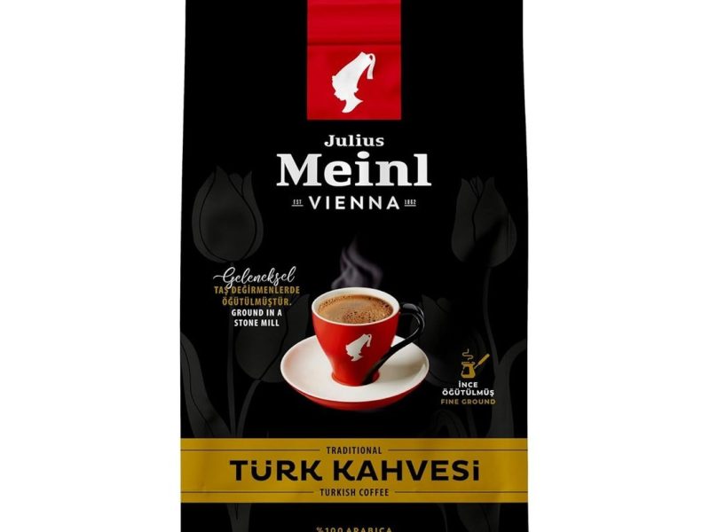🛍️ Julius Meinl Geleneksel Taş Değirmenlerde Öğütülmüş Türk Kahvesi, Orta Kavrulmuş, 100% Arabica, 250 Gram