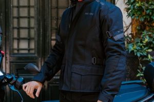 Scudo Vivaldi 4 Mevsim Erkek Motosiklet Ceketi Siyah Xl
