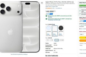 Apple iPhone 18 Pro Max, 256 GB, A20 Pro Çip — %98 İndirim