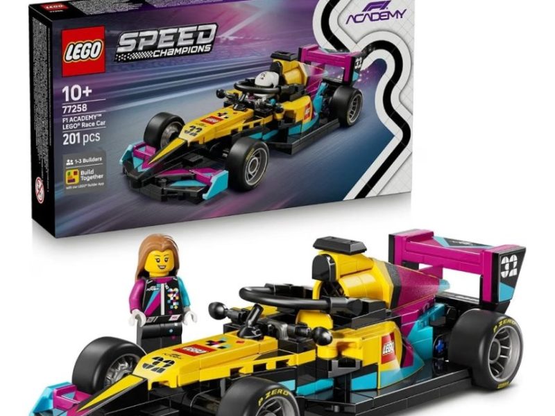 LEGO Speed Champions F1 ACADEMY LEGO Yarış Arabası 77258 | 10 Yaş ve Üzeri Çocuklar için Kıyafetli ve Kasklı Minifigür İçeren Oyuncak Yapım Seti, Hediye Fikri (201 Parça)