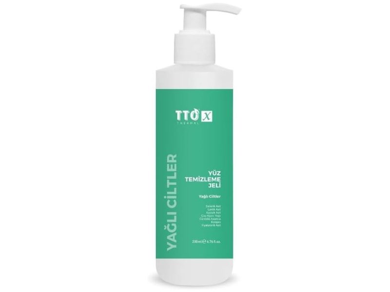 🛍️ TTO X Yüz Temizleme Jeli – Yağlı Ciltler Için Derinlemesine & Gözenek Arındırıcı Formül 200 Ml
