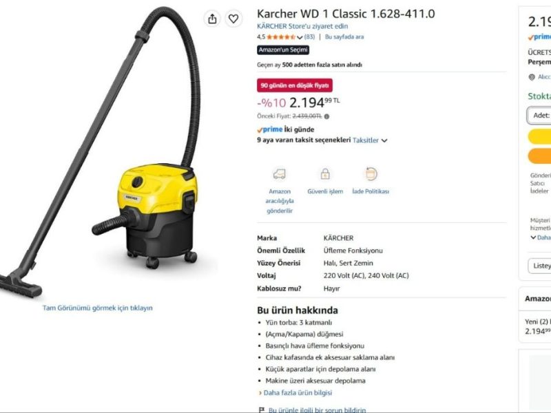 Karcher WD 1 Classic 1.628-411.0